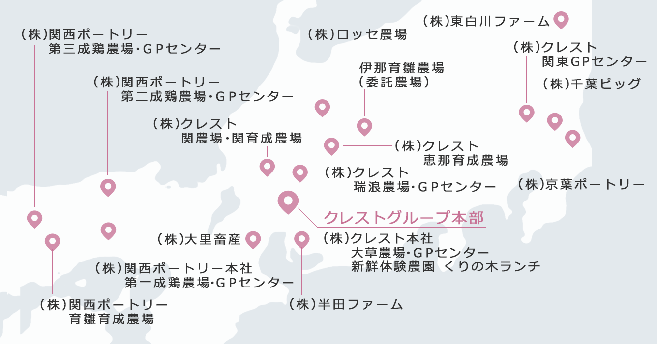 グループ・事業所一覧地図